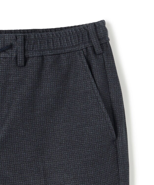 JOSEPH HOMME 新素材【ストレッチ/セットアップ対応】クリアドビージャージー  ドロスト付テーパードパンツ / PEGG CONVERTIBLE ネイビー系