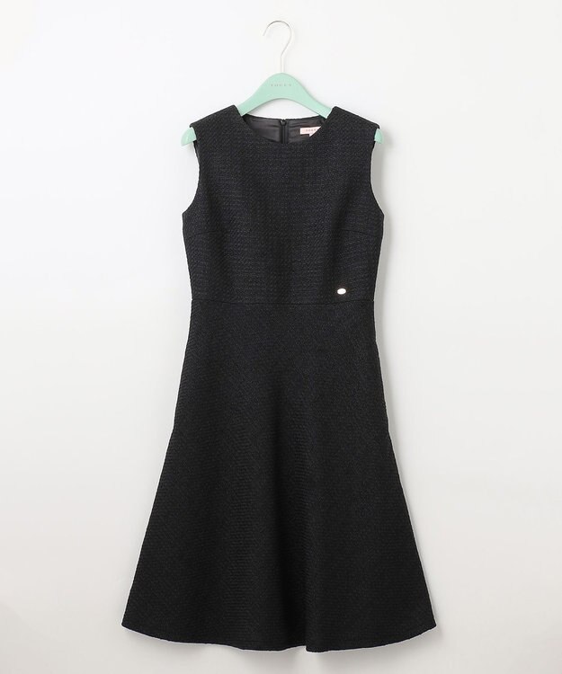 TOCCA 【洗える】SHARBET TWEED ドレス ブラック系