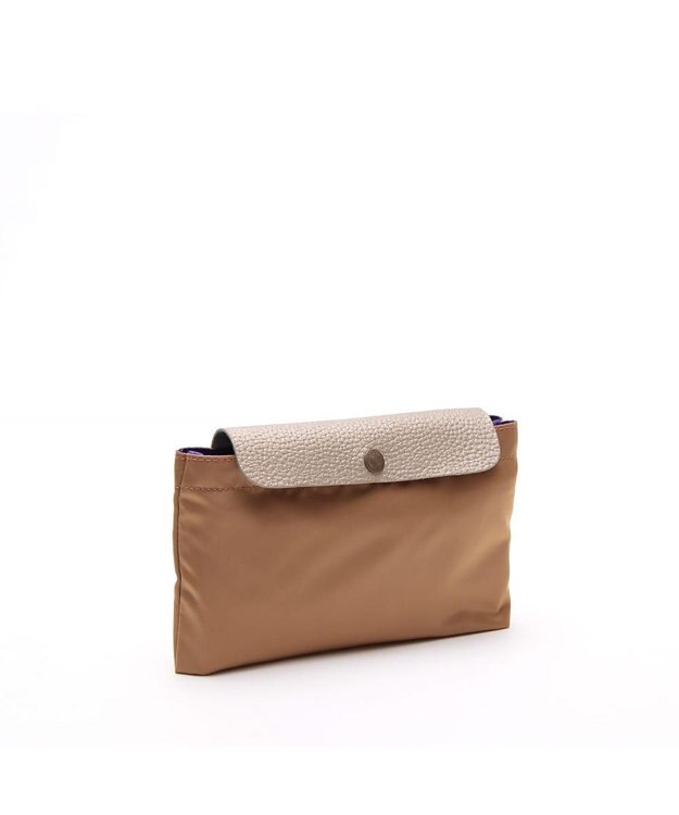 A.D.M.J. 【撥水高密度ナイロン】デービス/オリタタミバッグM WALNUT