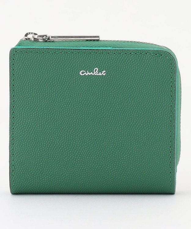 airlist 【収納力・バイカラー】コンパクト二つ折り財布　Stella　ステラ フォレスト×ターコイズ