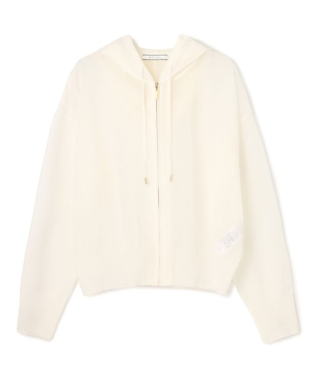BEIGE， SIDERITE / シアージップフーディーニット Ecru