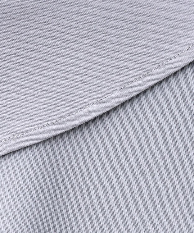 組曲 【先行予約・WEB限定】プレーティング天竺  ペプラムカットソー ブルーグレー系