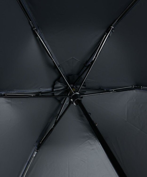 AURORA 【 BLAO（ブラオ）】サマーシールド ボーラー刺しゅう晴雨兼用傘(折りたたみ傘) ネイビー