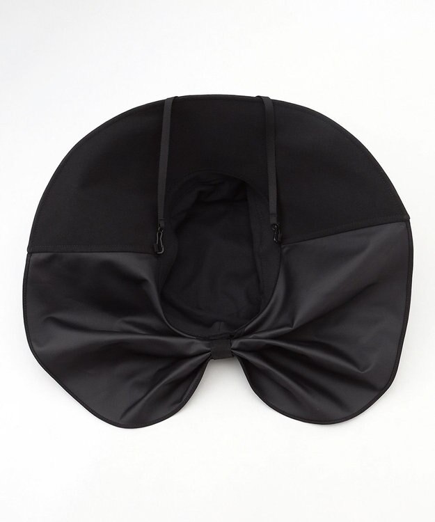 TOCCA 【UVカット99.9%以上・遮熱率48%・サイズ調節可】RIBBON LIKE 2WAY SUN SHADE HAT ハット ブラック系