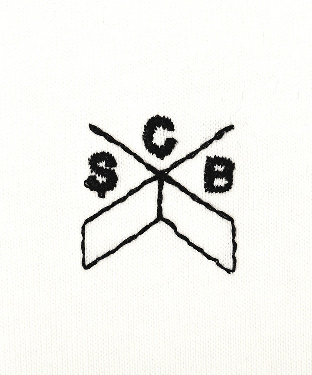 CRAFT STANDARD BOUTIQUE ワンポイント刺繍ラグランロンＴ White