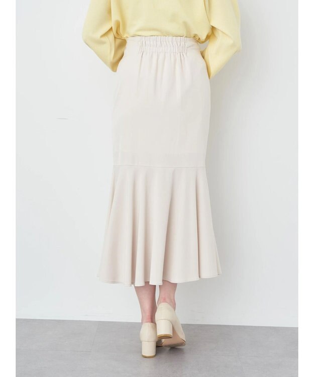 earth music&ecology 切り替えラッフルスカート Ivory