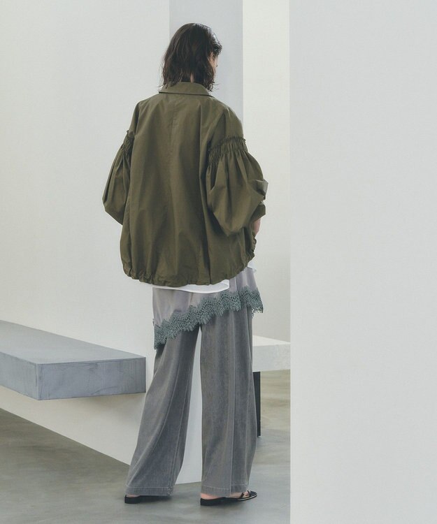 YECCA VECCA [2SET]レイヤードワイドパンツ Gray