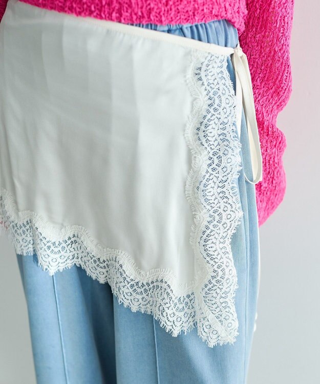 YECCA VECCA [2SET]レイヤードワイドパンツ Blue