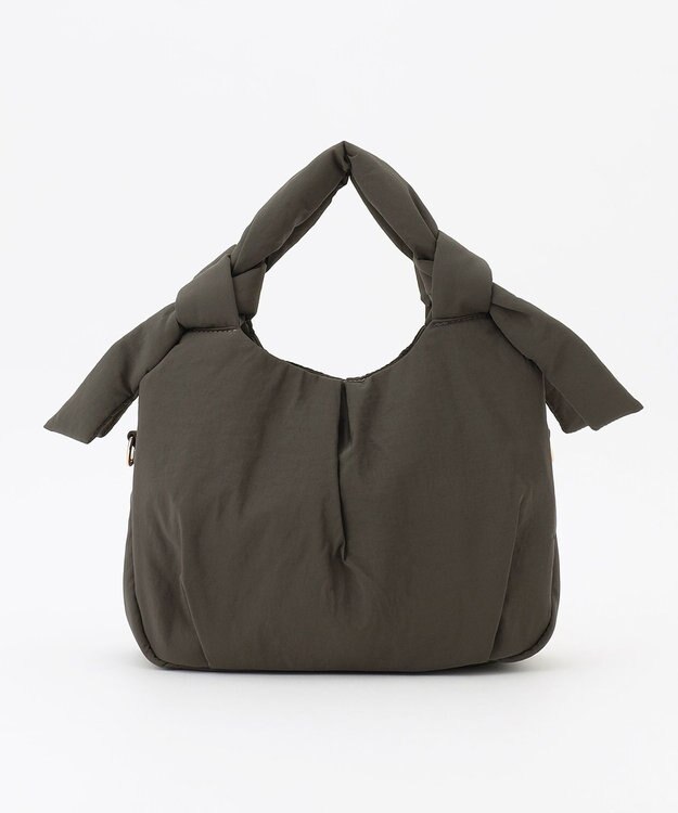 LA BAGAGERIE 【maison vert】 【撥水】リボンフワフワ２WAYトート カーキ