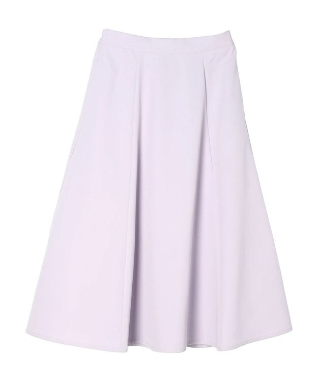 Green Parks 〈選べるきれシル〉フレアロング丈スカート Lavender