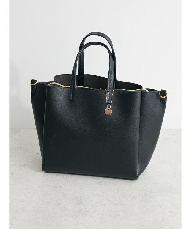 Green Parks ・ＫＯＳＳＯＲＥＣＯあおり軽量２ＷＡＹトート Black