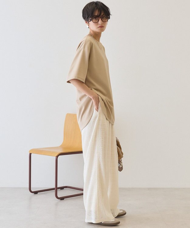 AMERICAN HOLIC 【予約】【接触冷感】ジョーゼットプルオーバー【WEB限定カラー有り】 Gray Beige