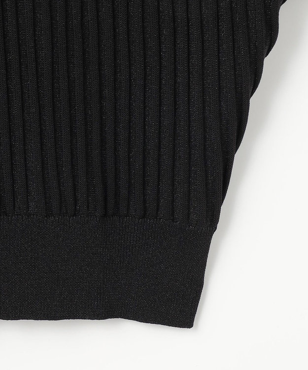 組曲 S ラメリブドルマン ニット ブラック系