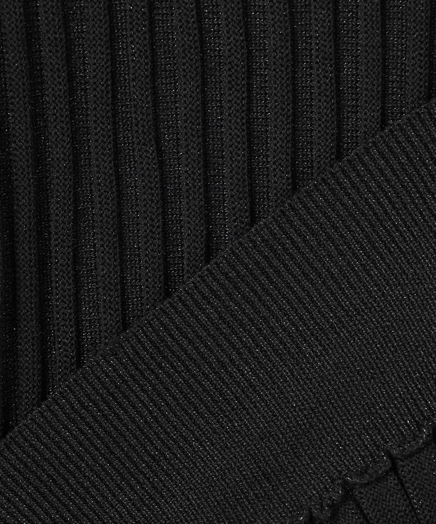 組曲 S ラメリブドルマン ニット ブラック系