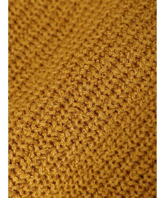 earth music&ecology ブークレーキーネックカーディガン Yellow