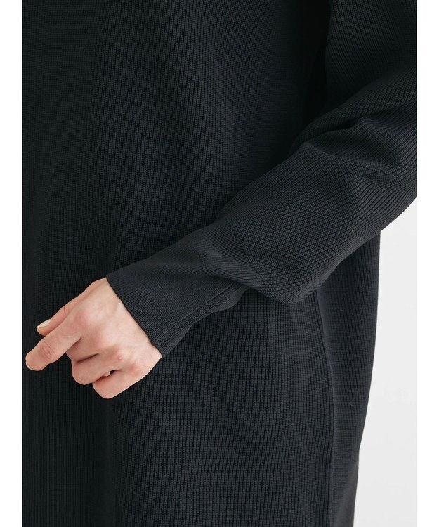 Green Parks ＳＥＴ２点　ニットチュニック＋キャミワンピース Black