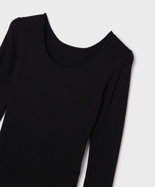 GRACE CONTINENTAL 綿カシミヤインナートップ ブラック