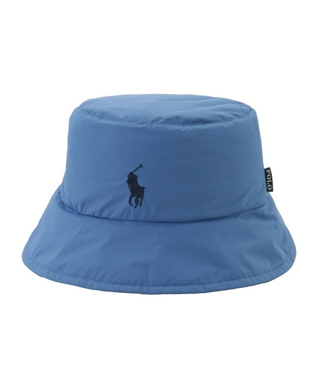 MOONBAT POLO RALPH LAUREN レインハット POLO PONY 撥水 ポケッタブル スカイブルー