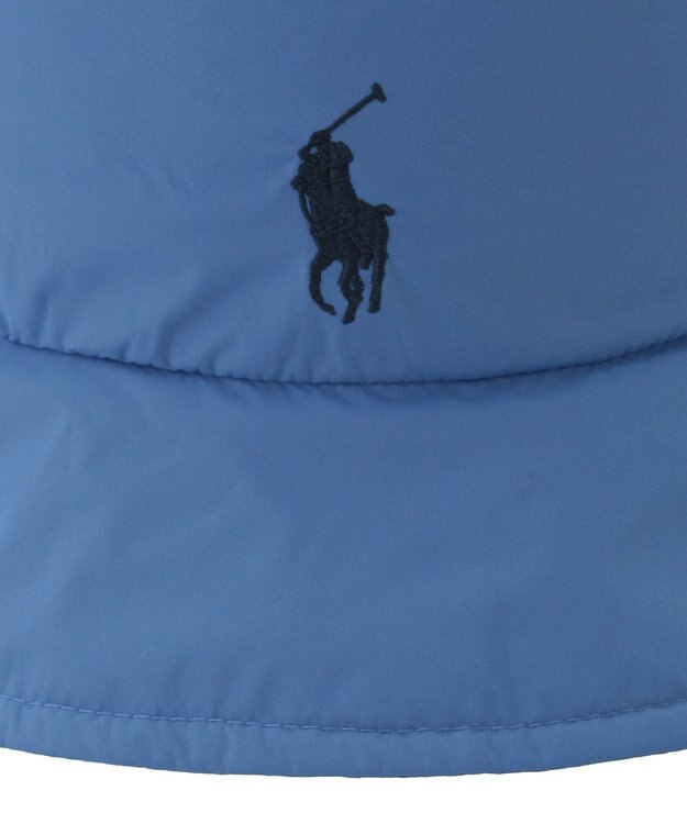 MOONBAT POLO RALPH LAUREN レインハット POLO PONY 撥水 ポケッタブル スカイブルー