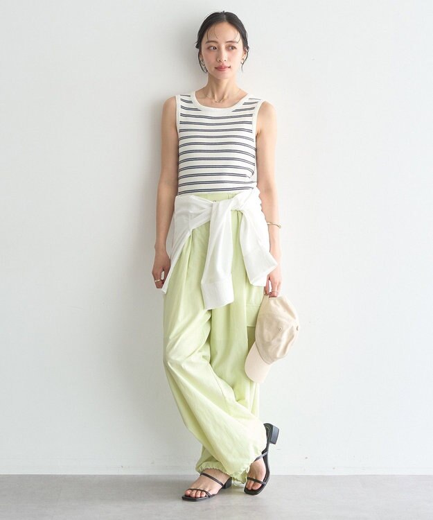 earth music&ecology ニットタンクトップ Ivory