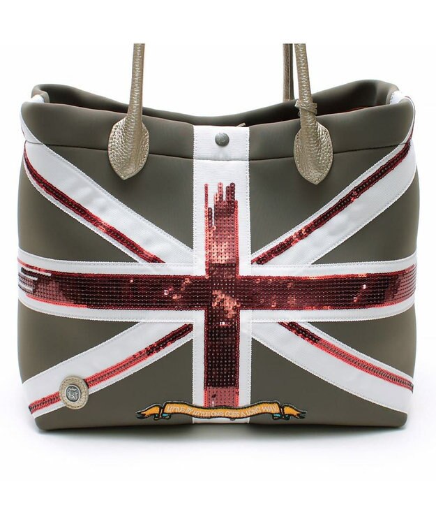 A.D.M.J. 【魔法の様に軽い】マジックライト/ユニオンジャックキューブトート34cm LODO