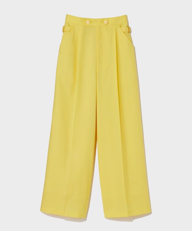 GRACE CONTINENTAL マリンワイドパンツ イエロー