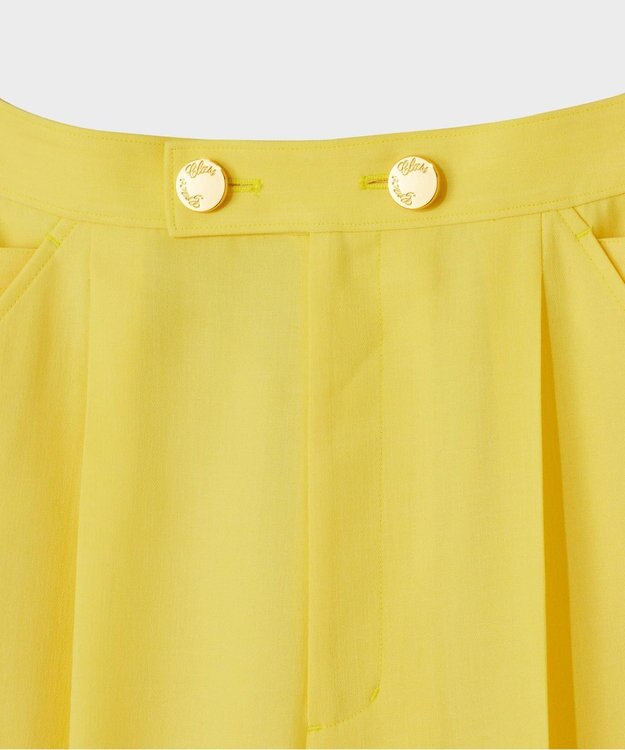 GRACE CONTINENTAL マリンワイドパンツ イエロー