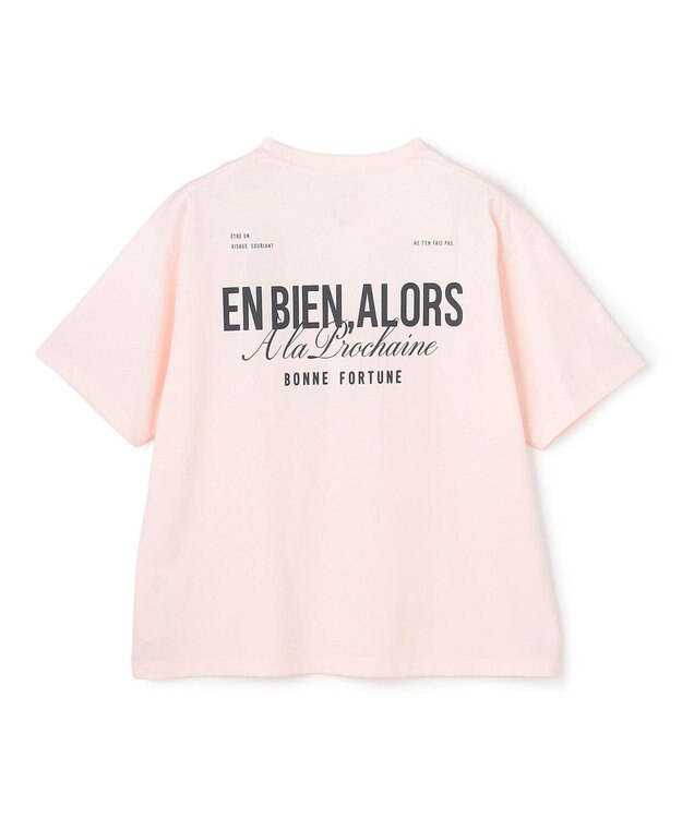 UNFILO CLEAN-Tee ピンク/バック