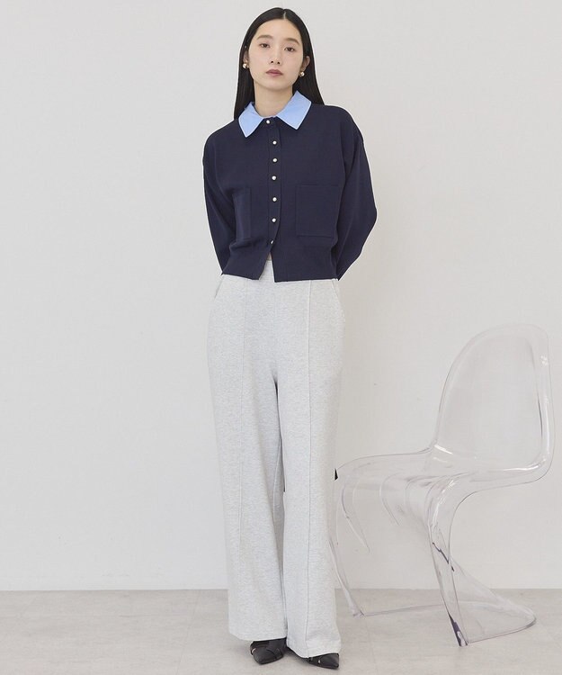 AMERICAN HOLIC 【2WAY】金ボタンカーディガン Navy