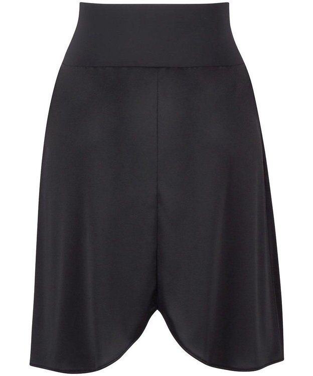 WACOAL ペチコート 55cm丈 【丈調節可能】 静電気が起こりにくい(身生地) HDA220 /ワコール ブラック