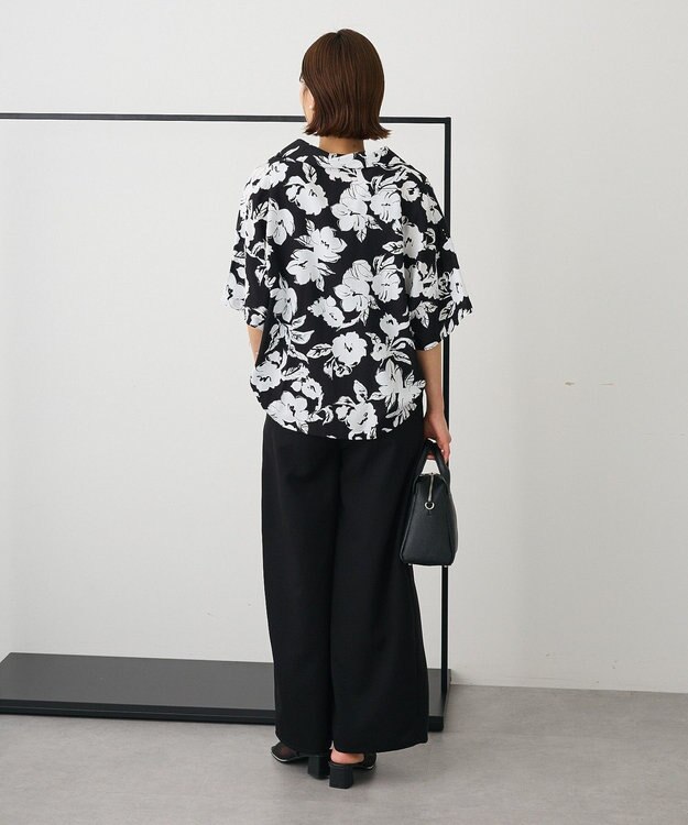 CRAFT STANDARD BOUTIQUE レーヨン総柄シャツ Flower