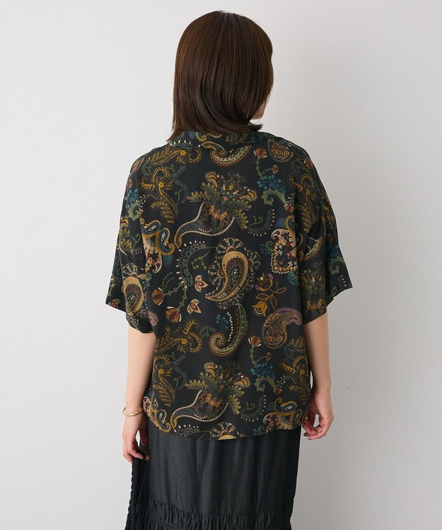 CRAFT STANDARD BOUTIQUE レーヨン総柄シャツ Paisley