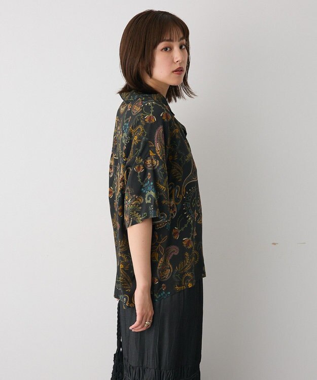 CRAFT STANDARD BOUTIQUE レーヨン総柄シャツ Paisley
