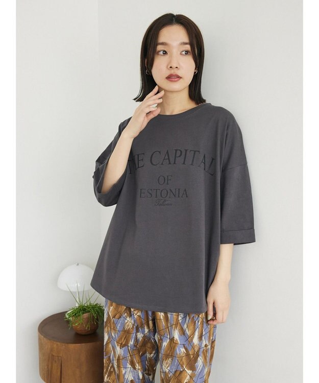 Green Parks インド綿 ＢＩＧサイズアーチロゴ半袖プルオーバー