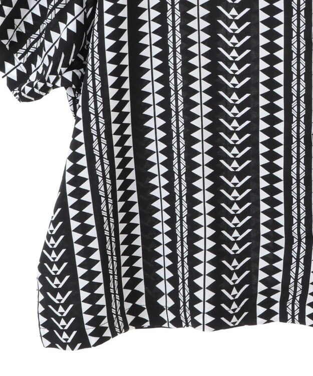 CRAFT STANDARD BOUTIQUE レーヨン総柄シャツ Stripe