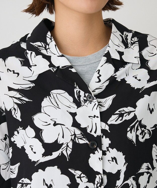 CRAFT STANDARD BOUTIQUE レーヨン総柄シャツ Flower