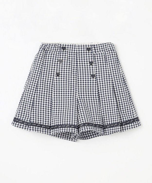 ANY KIDS マリン ショート パンツ ネイビーギンガムチェック