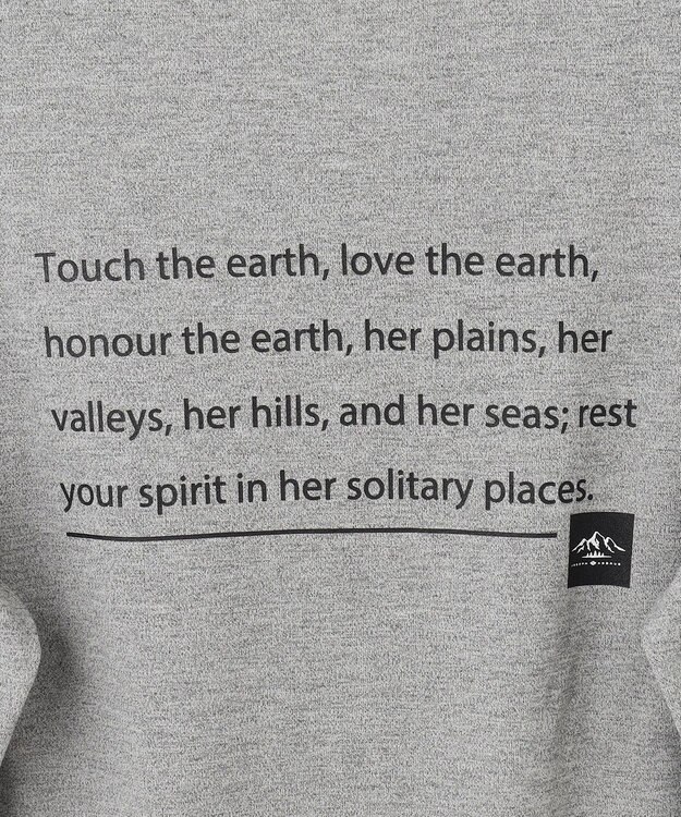 JOSEPH ABBOUD MOUNTAIN 【吸水速乾/消臭性】デオドライ天竺 ロングスリーブ Tシャツ ライトグレー系