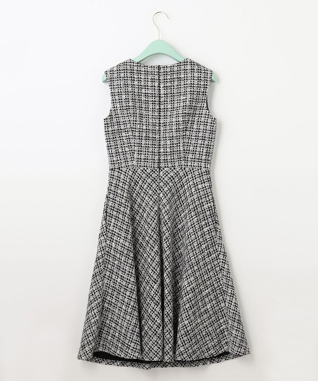 TOCCA 【洗える】SHARBET TWEED ドレス モノトーン系