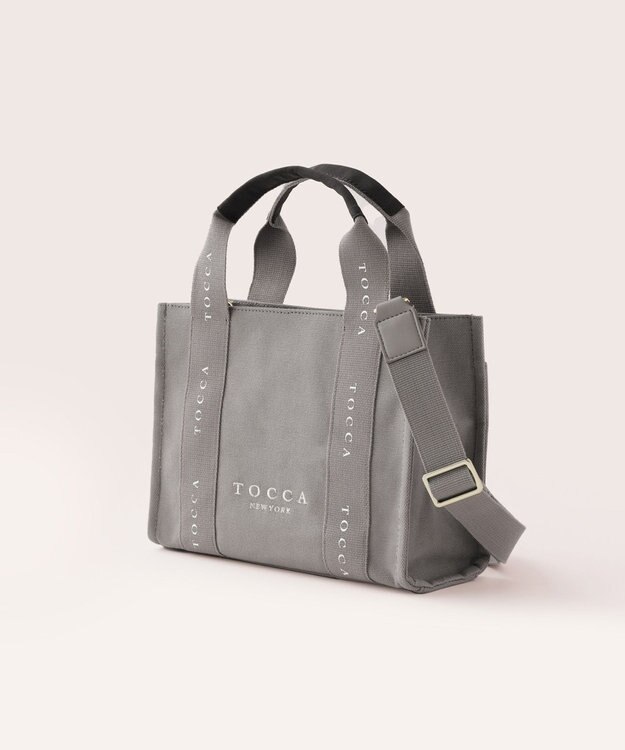 TOCCA 【WEB＆一部店舗限定】DANCING TOCCA SQUARETOTE トートバッグ ライトグレー系