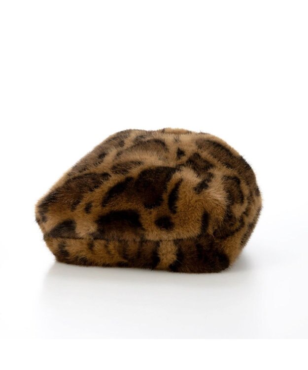 UNBILLION カシュカシュ cachecache / フリルショルダー付エコファー巾着バッグ レオ