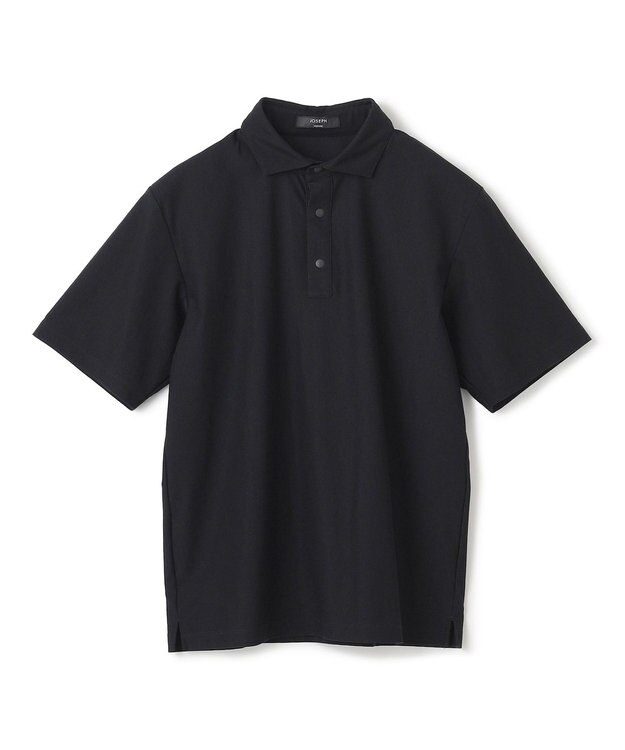 JOSEPH HOMME <新色追加>新素材【抜群の通気性/360度ストレッチ】エアトールストレッチ ポロシャツ ブラック系