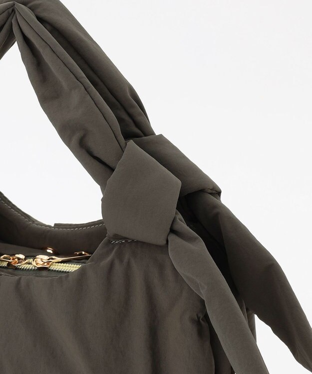 LA BAGAGERIE 【maison vert】 【撥水】リボンフワフワ２WAYトート カーキ