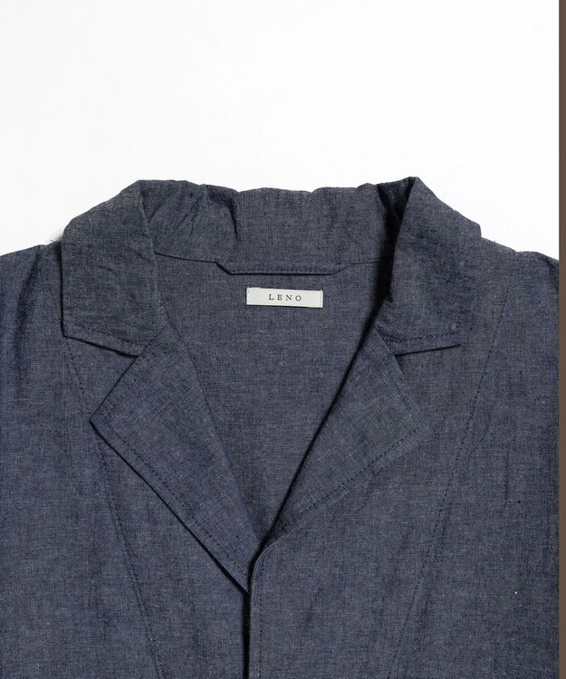 LENO DUNGAREES ATERIER COAT《UNISEX》/ ダンガリーアトリエコート INDIGO