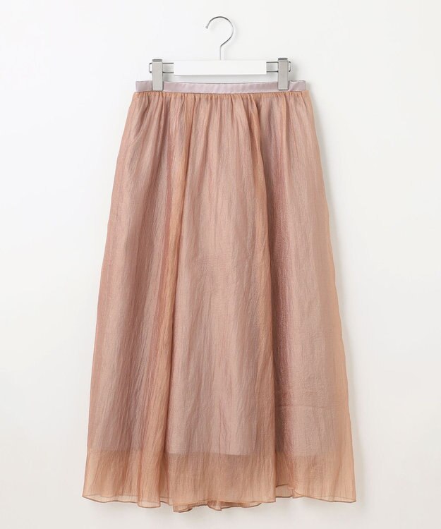 Feroux 【洗える】ニット×フレアスカート セットアップ ピンク系