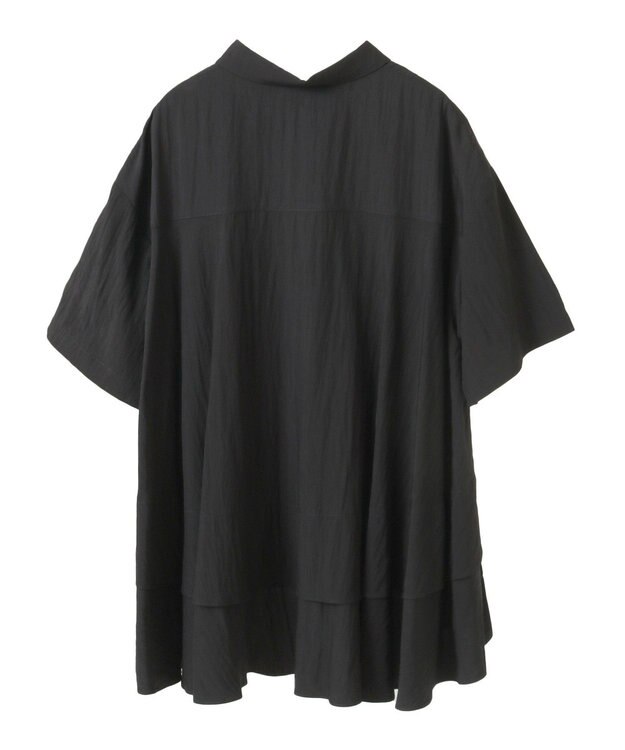 YECCA VECCA 【接触冷感】裾バルーン切替デザインヘムシャツ Khaki