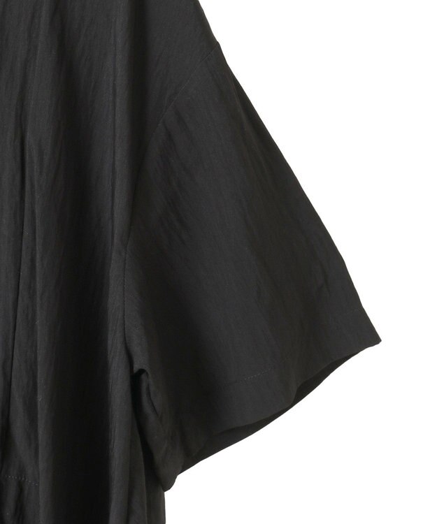 YECCA VECCA 【接触冷感】裾バルーン切替デザインヘムシャツ Khaki