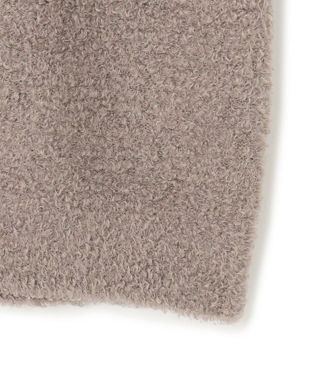 UNFILO プードルニット ボトルネック モカ