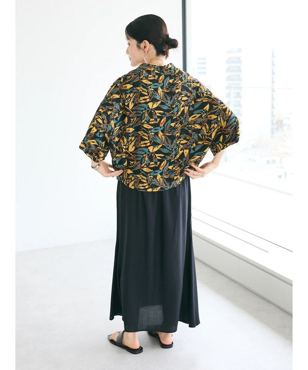 CRAFT STANDARD BOUTIQUE レーヨンマーメイドスカート Black