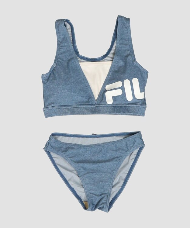 OP／FILA 【FILA】Ｔシャツ付きセパレート4点セット水着 ホワイト